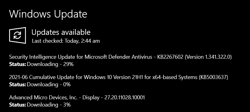 Disable or turn off adm display driver update on windows update ...