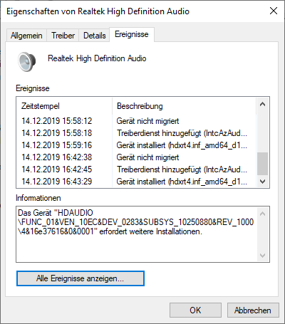 Kein Sound Nach Update Auf Windows 10 Microsoft Community