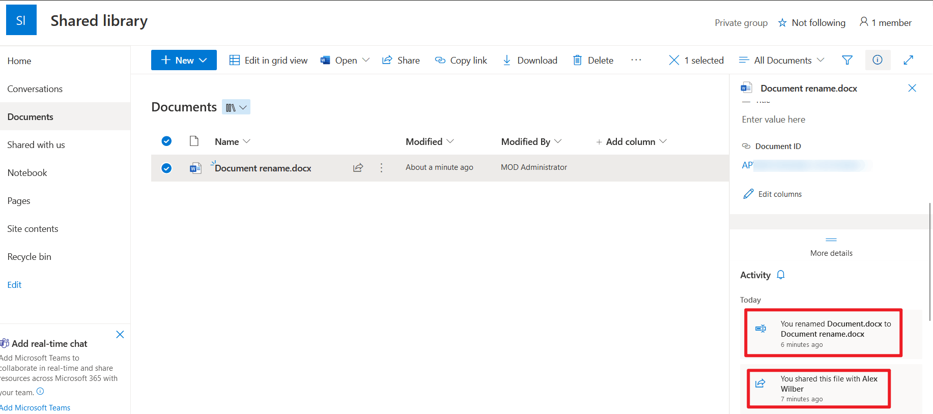 Link breaking when renaming a document - Microsoft Community