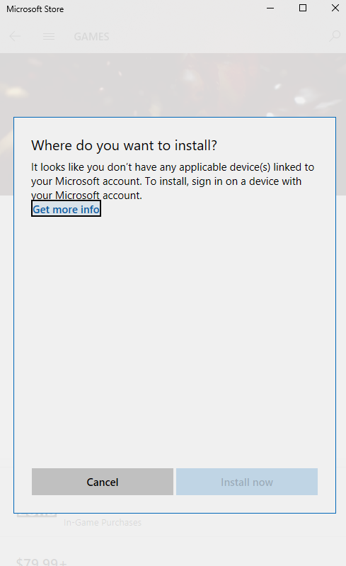 It Looks Like You Don T Have Any Applicable Devices Linked To Your Microsoft Community