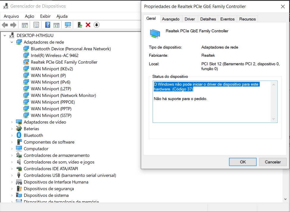 Realtek PCIe GBE Family Controller - Microsoft Community