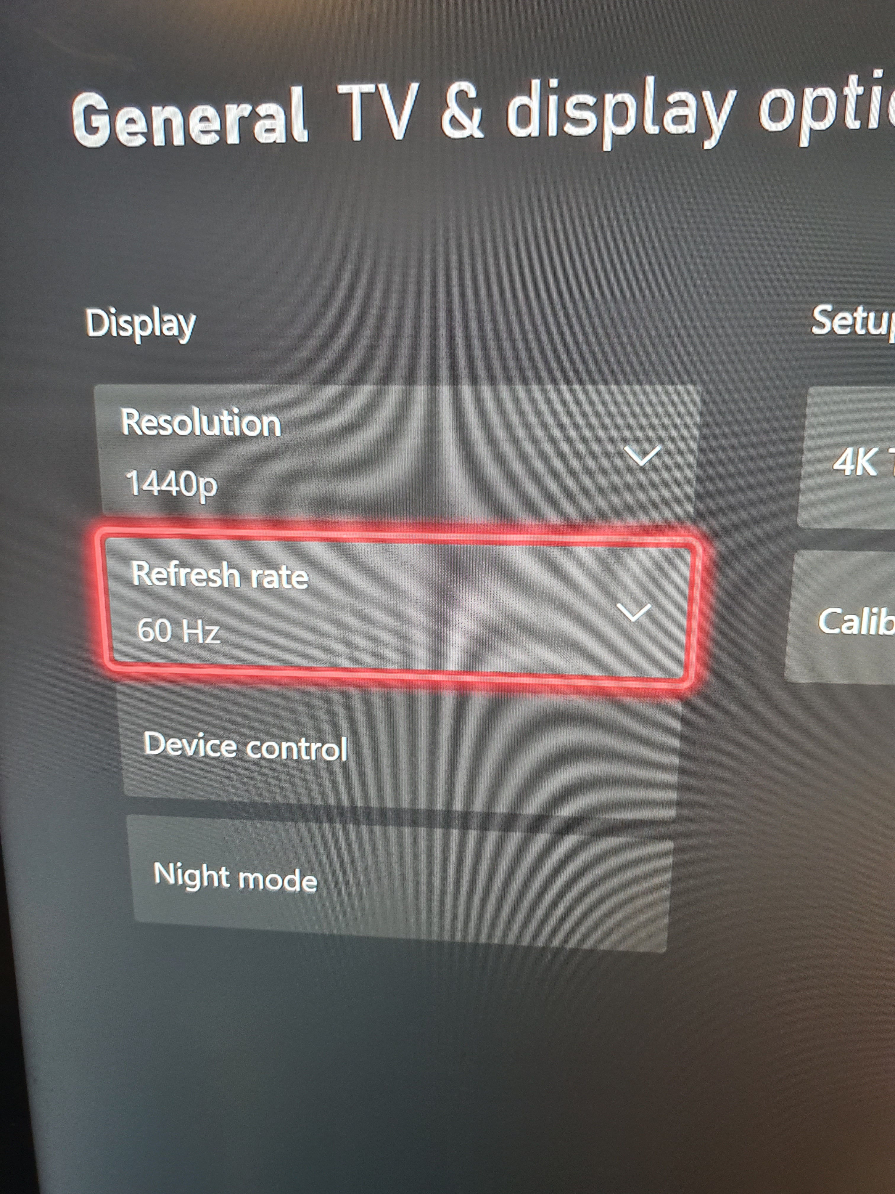 Unable to get 1440p 120hz xbox series s Microsoft Community