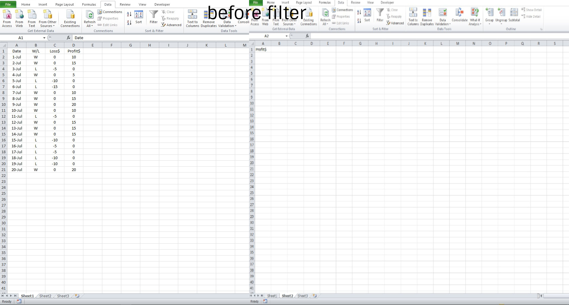 How to get all values of a visible column after filtering in excel ...