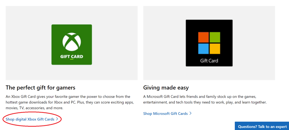 Xbox Gift Card – Buy Xbox Gift Cards Online, Xbox Gift Cards for Sale