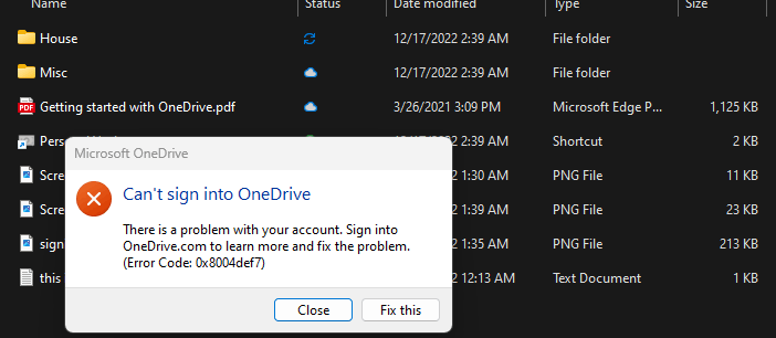 Problems Signing And Staying Signed Into Onedrive Microsoft Community