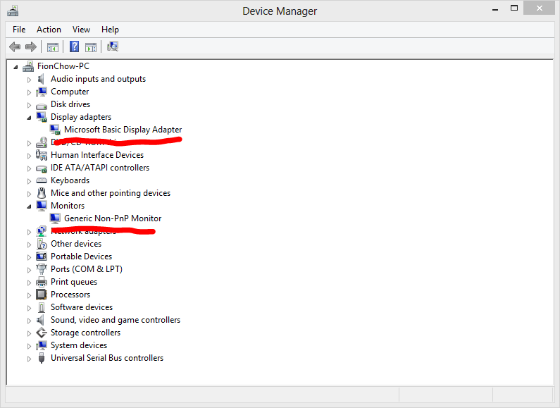 Microsoft basic display driver как отключить