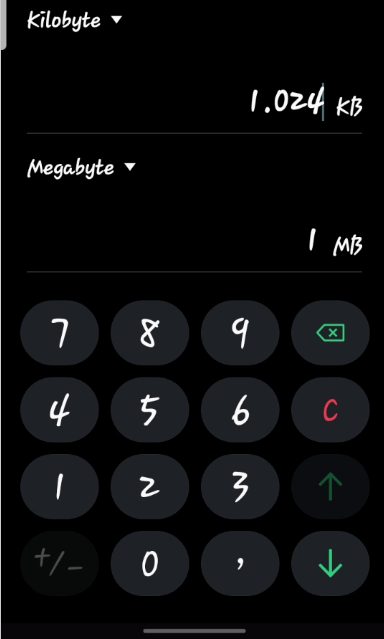Kilobytes calculator 2024