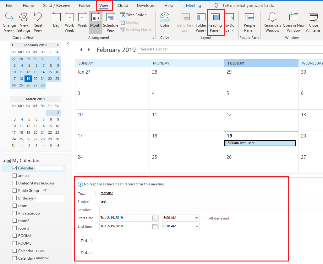 Outlook Calendar Preview/Popup Window Microsoft Community