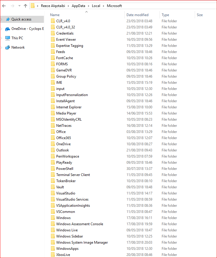 Localappdata Microsoft Office Location Missing Microsoft Community