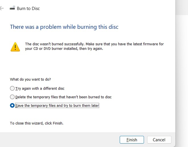 Problem burning dvd videos on windows11 64 bit Microsoft Community