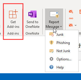 Report Message add-in does not show up in Outlook 2016 - Microsoft ...