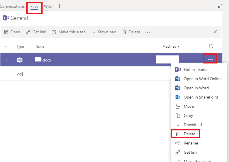Delete File In Teams Directly - Microsoft Community