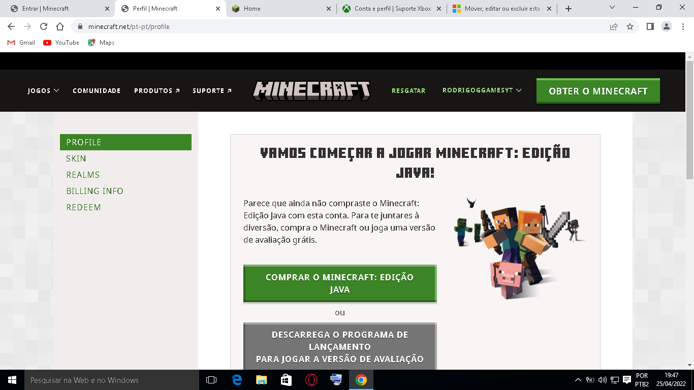 Não consigo acessar minha conta mojang/minecraft após a migração