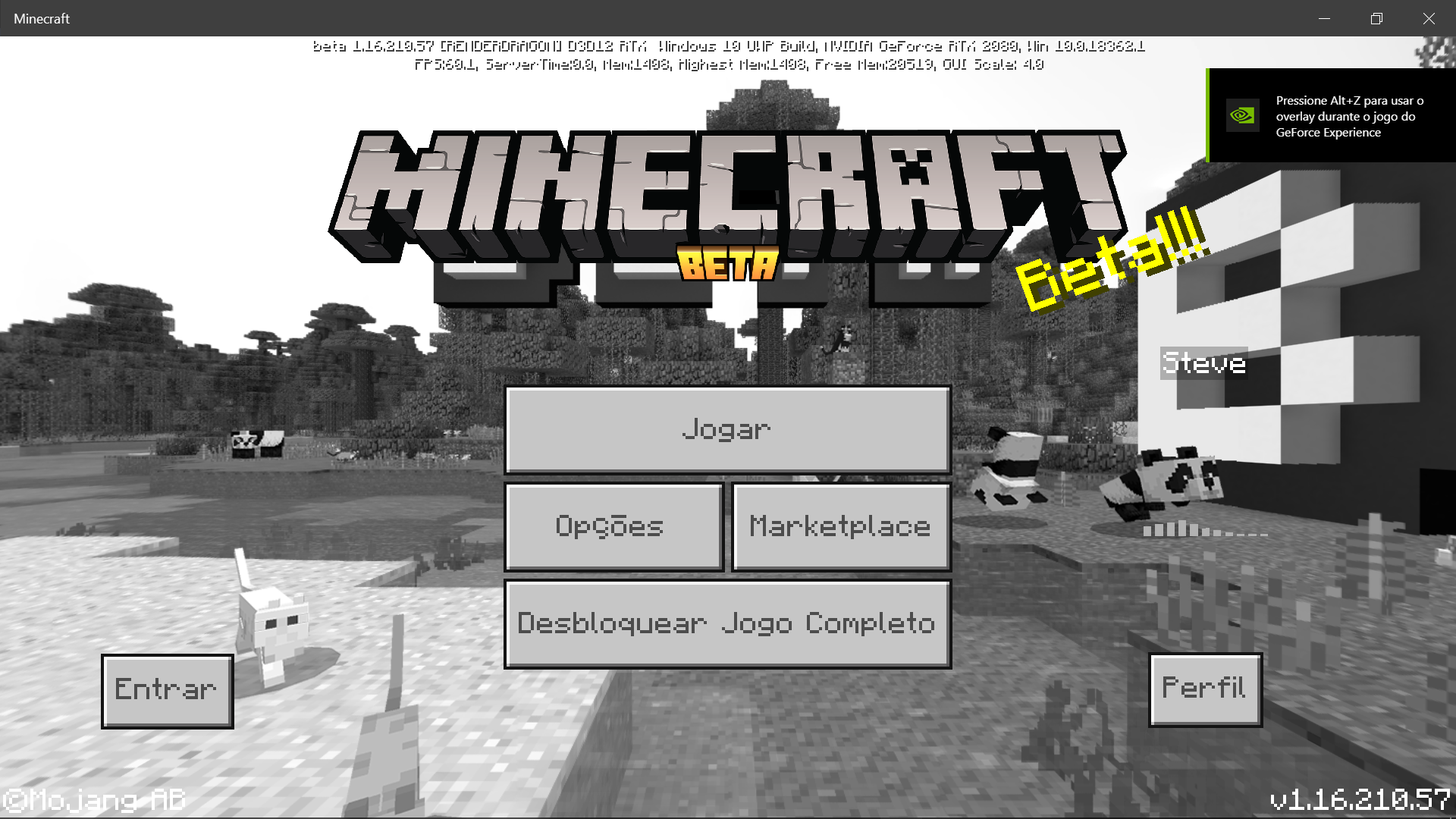 MCPE , eu jogo