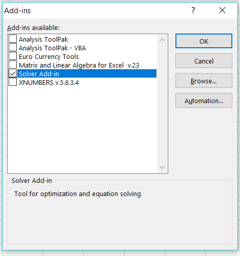 Office 365 Solver Add In Of Excel Cannot Load And Work Microsoft Community