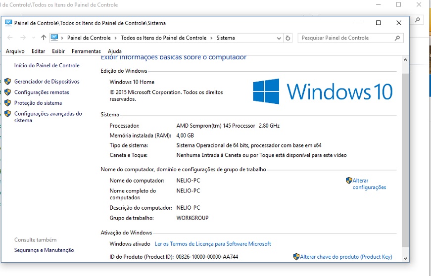 Painel De Controle Este Computador E Configuracoes Microsoft Community