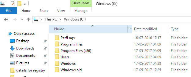 2 Windows Folders In C Drive Microsoft Community
