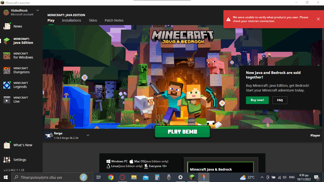 Minecraft is making me buy the game on my PC even tho I already have an  account on my phone/tablet. I put in my account on the launcher but it's  still trying
