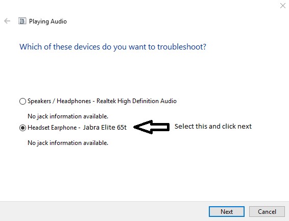 jabra windows 10 bluetooth