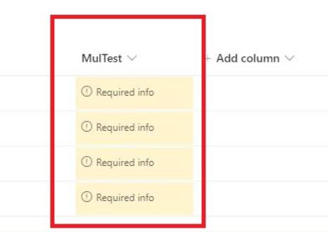 Create A SharePoint 'Missing Info' Column - Microsoft Community