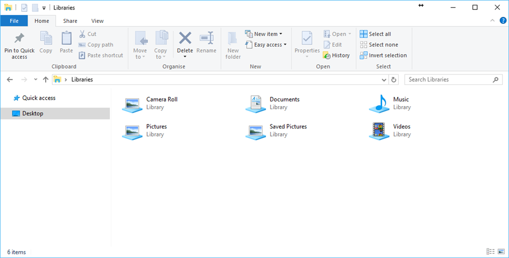 Missing Items From File Explorer Microsoft Community