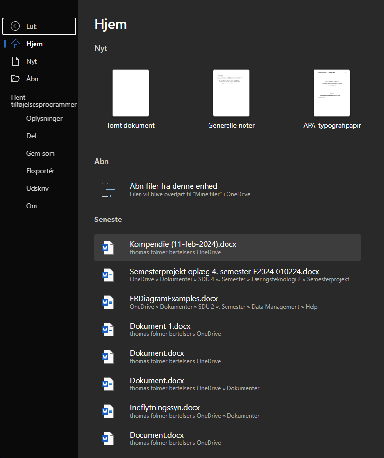 how do you change microsoft word to dark mode