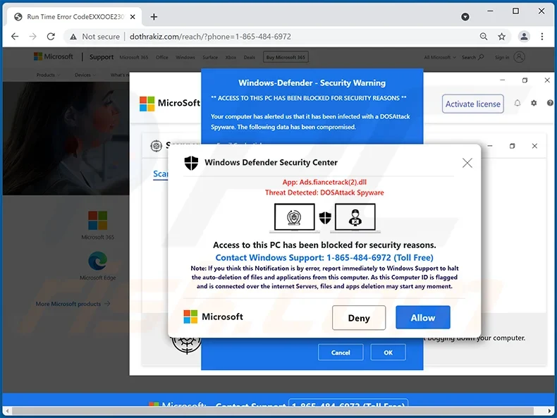 I Received A Windows Defender Security Center Message Which Locked My ...