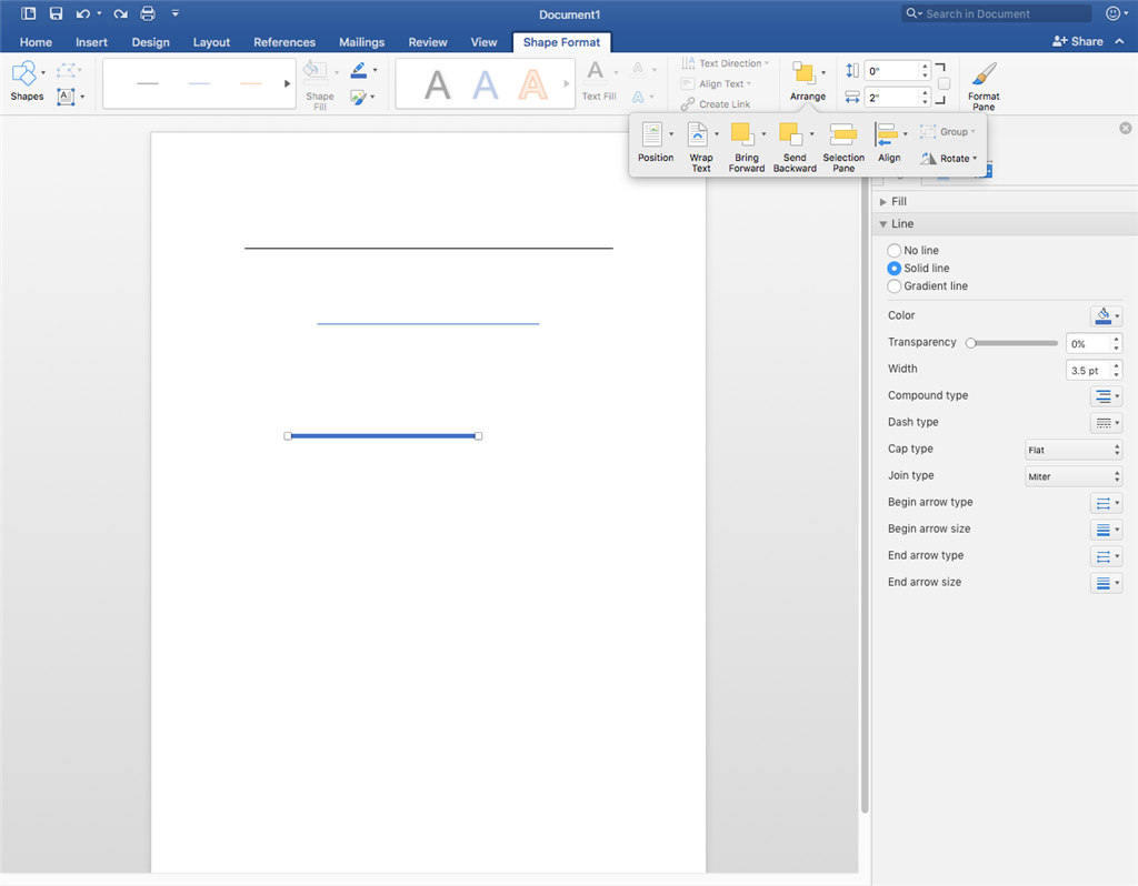 How To Insert Horizontal Line In Word Online