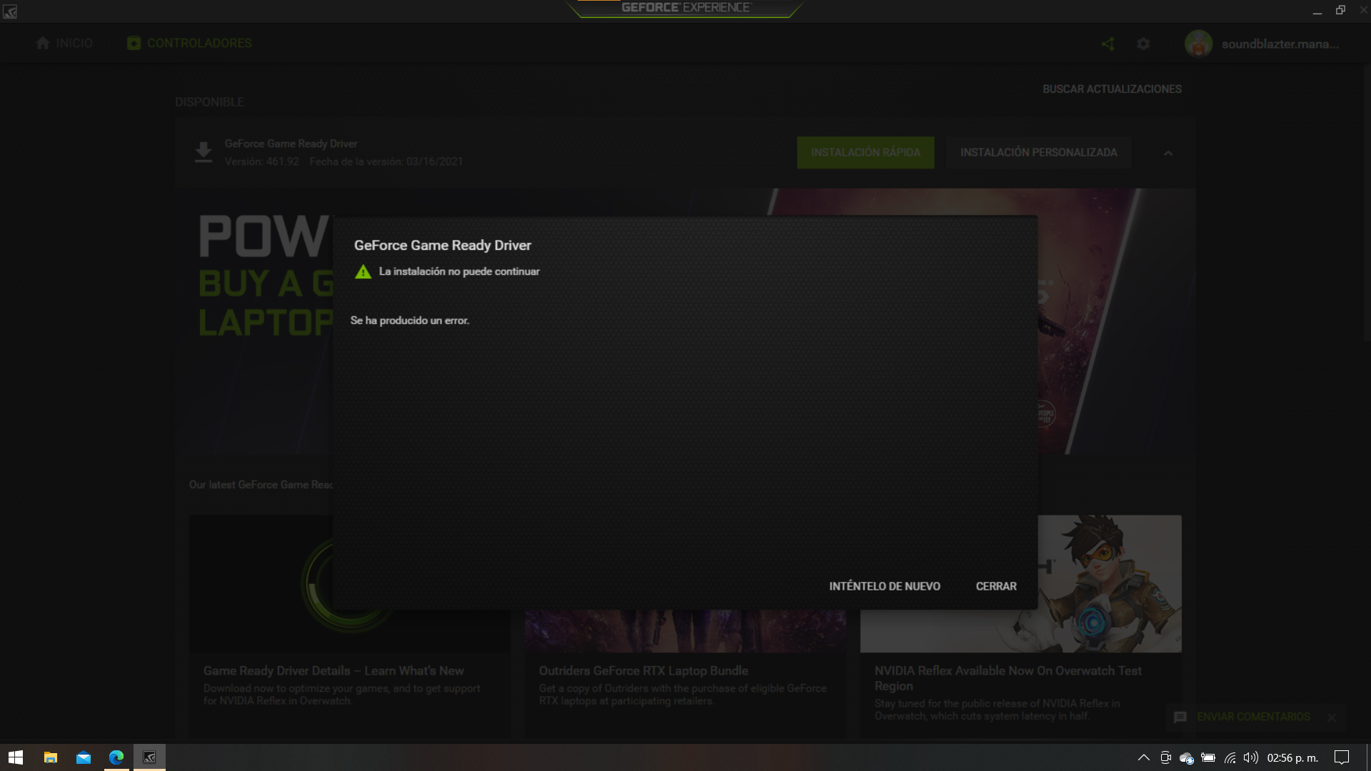 La actualizacion del controlador game ready de nvidia geforce esta disponible new arrivals