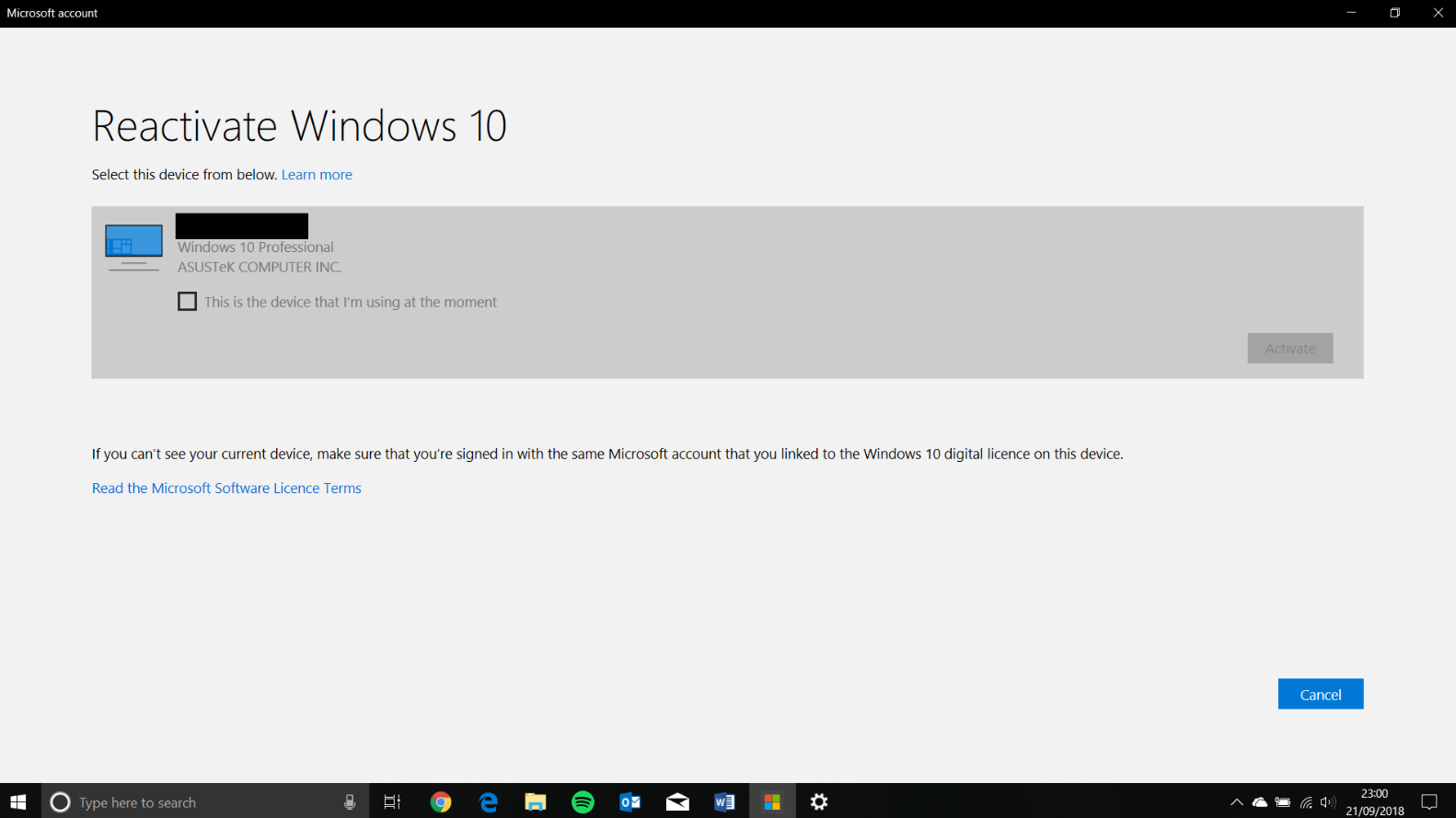 Activating Windows Pro License Key From Another Computer