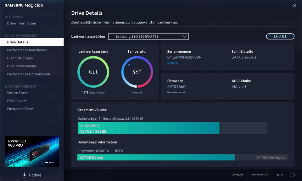 Mehrere Unterschiedliche SSD's In Windows 10: Optimierung Nicht ...