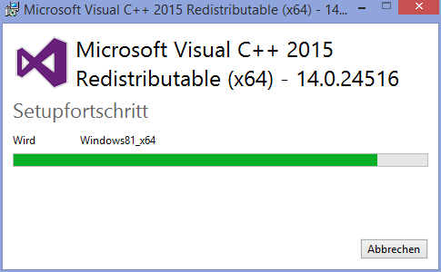 Microsoft Visual C 15 Redistributable Update 3 Microsoft Community