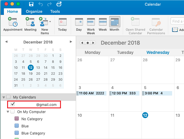 Shared calendar appears on mobile but not on desktop - Microsoft Community