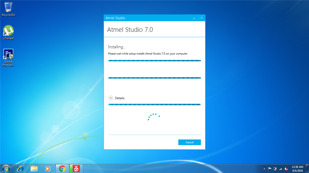 Как установить atmel studio 7 на windows 7