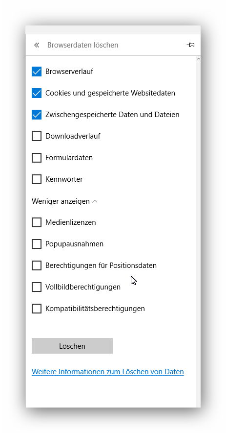 Edge - Favoritenleiste Auf Links Verschieben Und Verlauf Nach Datum ...