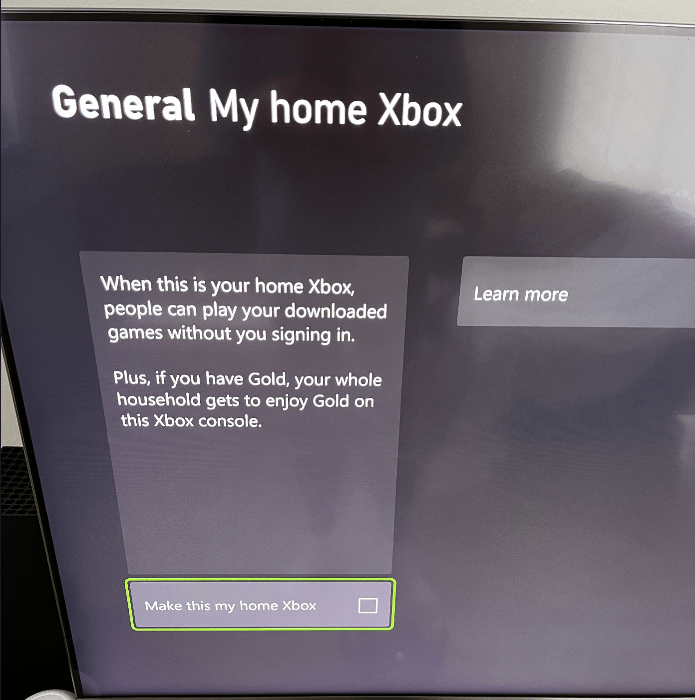 How To Make Home Xbox Unable to set new Xbox Series X as Home Xbox - Microsoft Community