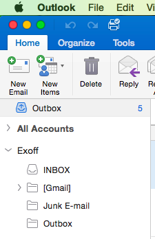 outlook for mac emails stuck in outbox