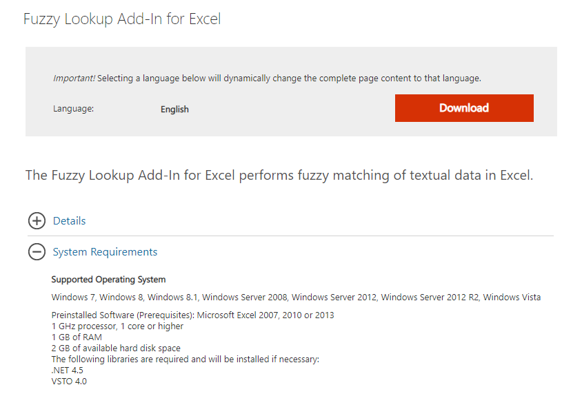 Fuzzy Lookup Add-in For Excel Mac