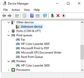 I cannot install HP 3600n drivers. - Microsoft Community