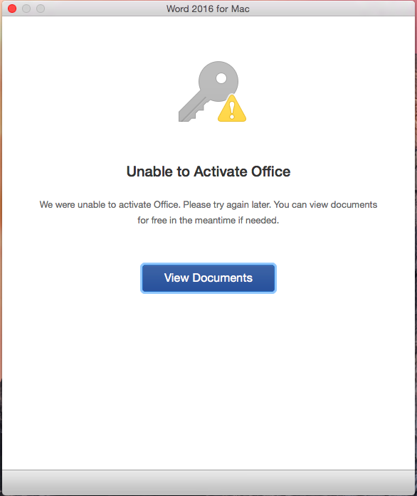 I bought office for MAC , when i install i get and Error Msg Office -  Microsoft Community