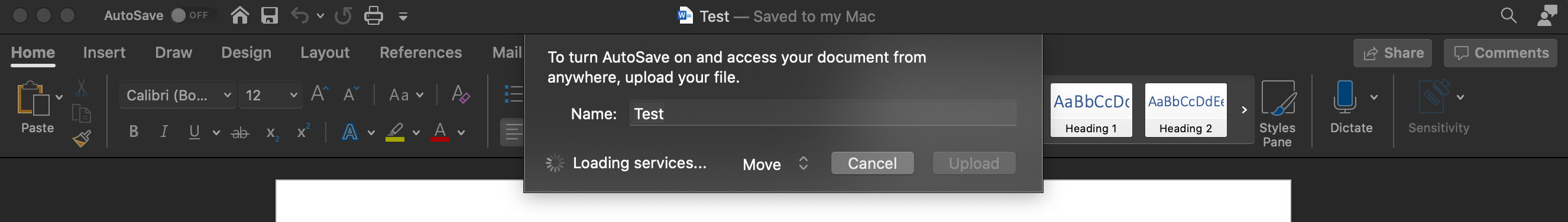 Autosaved word documents