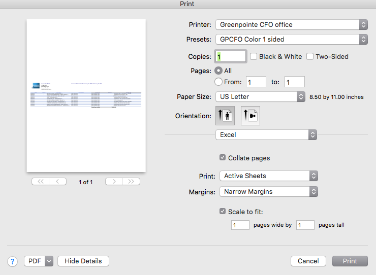 Excel For Mac Header