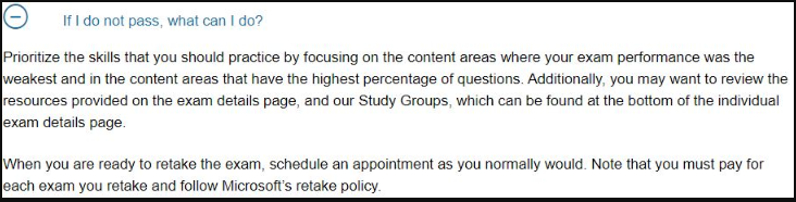 how to retake microsoft certification exam