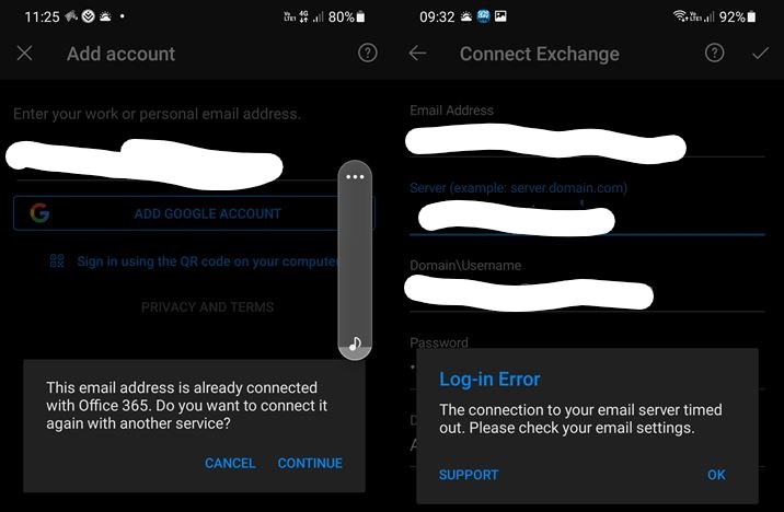 Android Outlook App error - Microsoft Community