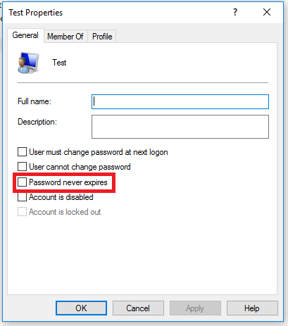 How do you turn off Windows 10 from making you change your Password ...