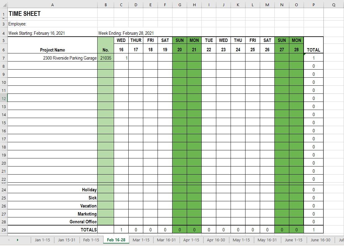 How to extract multiple employee timesheets for project hours ...