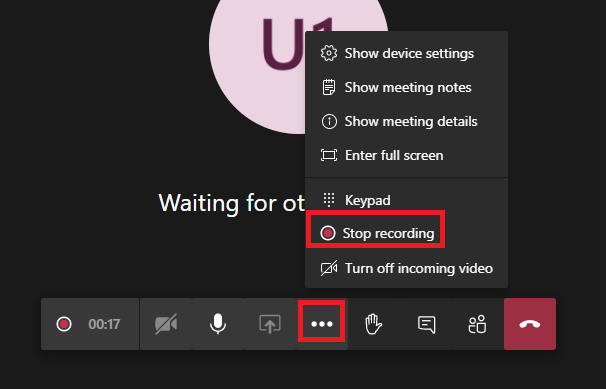 Stop Recording - Microsoft Community