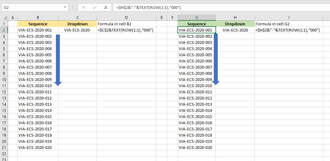 excel worksheet function/formula that will add +1 - Microsoft Community