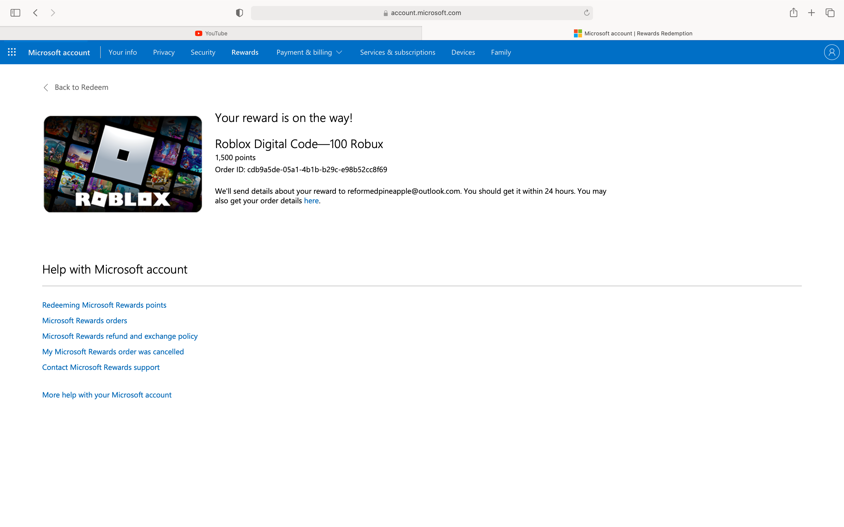 What happened to the 100 Robux option? : r/MicrosoftRewards