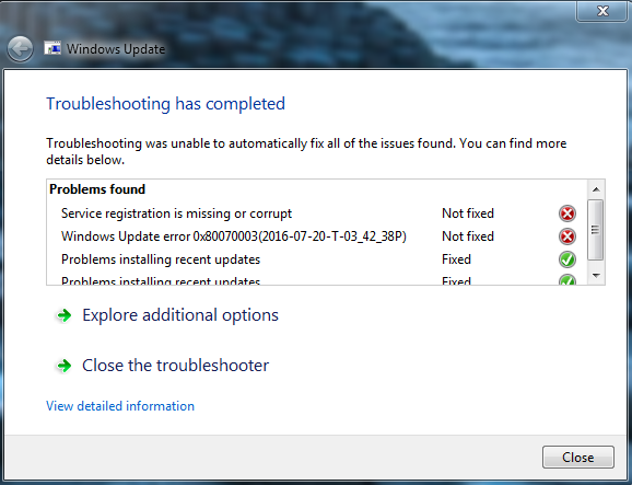 Updating Windows 7 Error Code 80072ee2 Microsoft Community 9923